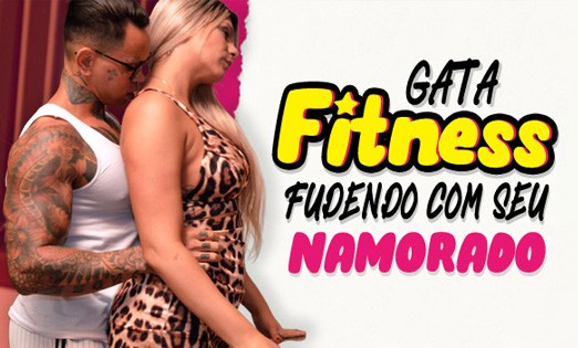 gata fitness fudendo com seu namorado