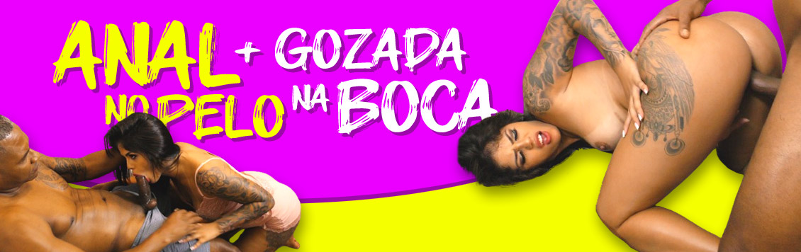 Anal no pelo + gozada na boca